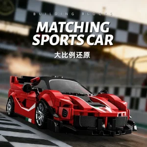 12GO Flatbed Recovery Tow Truck with Sports Car (1728 Pieces)