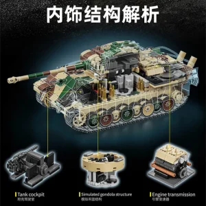 12GO WWII German Panther Ausf. G Medium Tank (1962 Pieces)