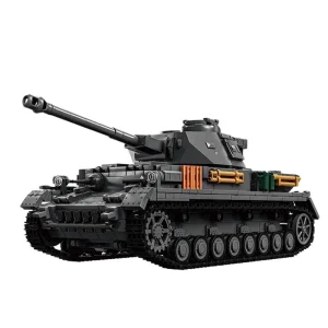 12GO WWII German Panzer IV Ausf. F2 Medium Tank 1:28 (1419 Pieces)