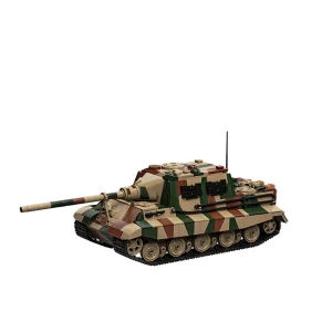 12GO WWII German Jagdtiger Tank Destroyer 1:28 (1821 Pieces)