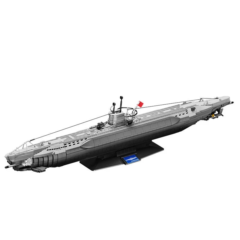 12GO WWII German U-96 U-Boat Submarine (3565 Pieces)
