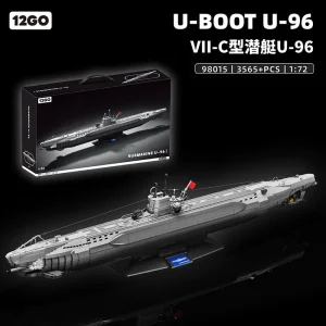 12GO WWII German U-96 U-Boat Submarine (3565 Pieces)