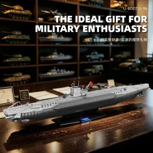 12GO WWII German U-96 U-Boat Submarine (3565 Pieces)