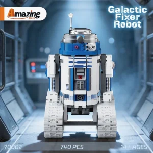 Amazing Block Galactic Fixer Robot (740 Pieces)
