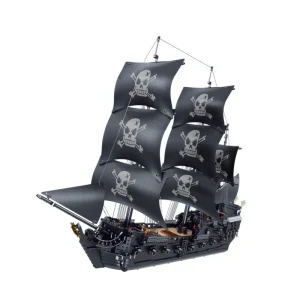 BAKA Black Pirate Ship (3863 Pieces) Building Set | LEGO Compatible
