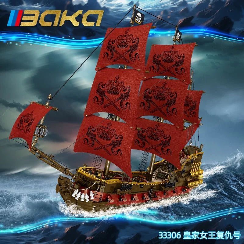 BAKA Queen Anne’s Revenge Pirate Ship (4469 Pieces)
