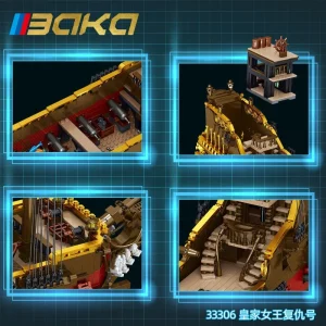 BAKA Queen Anne's Revenge Pirate Ship (4469 Pieces)