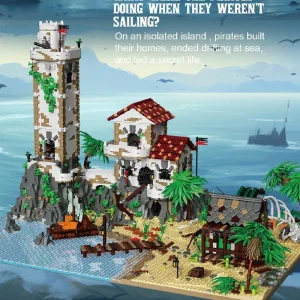 BAKA Pirate Harbor Jungle Castle (8205 Pieces)