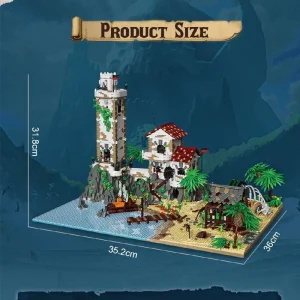 BAKA Pirate Harbor Jungle Castle (8205 Pieces)