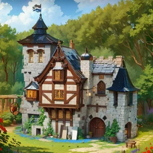 BAKA Medieval Jungle Castle (6640 Pieces) Building Set | LEGO Compatible