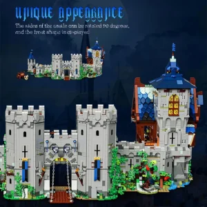 BAKA Medieval Jungle Castle (6640 Pieces) Building Set | LEGO Compatible