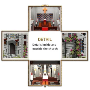 BAKA Medieval Church (6172 Pieces)