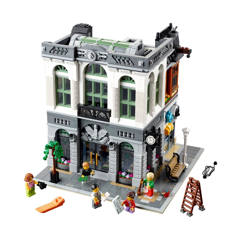 Brick Bank Modular Building (2380 Pieces)