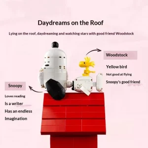 Compatible Peanuts Snoopy's Doghouse (964 Pieces)