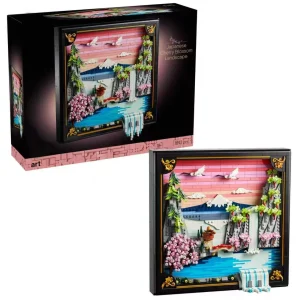 Japanese Cherry Blossom Landscape(Only bricks)