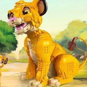 Compatible Young Simba the Lion King (1445 Pieces)