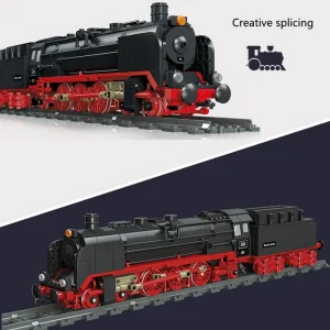 JIE STAR German BR01 Steam Locomotive Train (1173 Pieces)