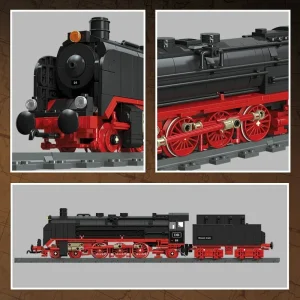 JIE STAR German BR01 Steam Locomotive Train (1173 Pieces)