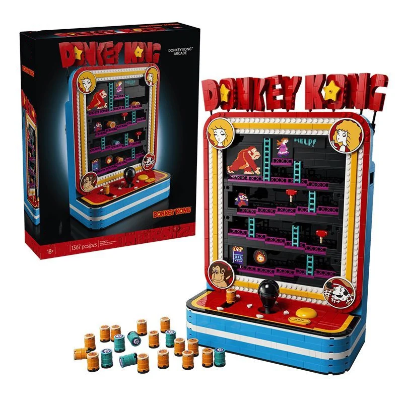 Compatible Donkey Kong Arcade Machine (1367 Pieces)