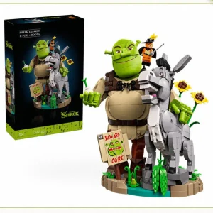 Compatible Shrek Trio on the Swamp (1403 Pieces)