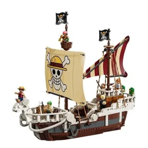 The Going Merry Pirate Ship Anime Model (1376 Pieces)