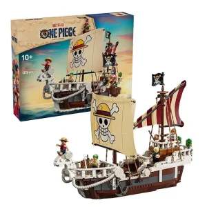The Going Merry Pirate Ship Anime Model (1376 Pieces)