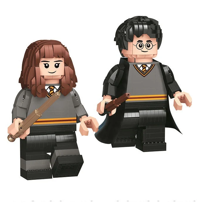Harry Potter & Hermione Granger Large Buildable Figures (1673 Pieces)