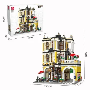 JIE STAR The Tea Shop Modular (2985 Pieces)