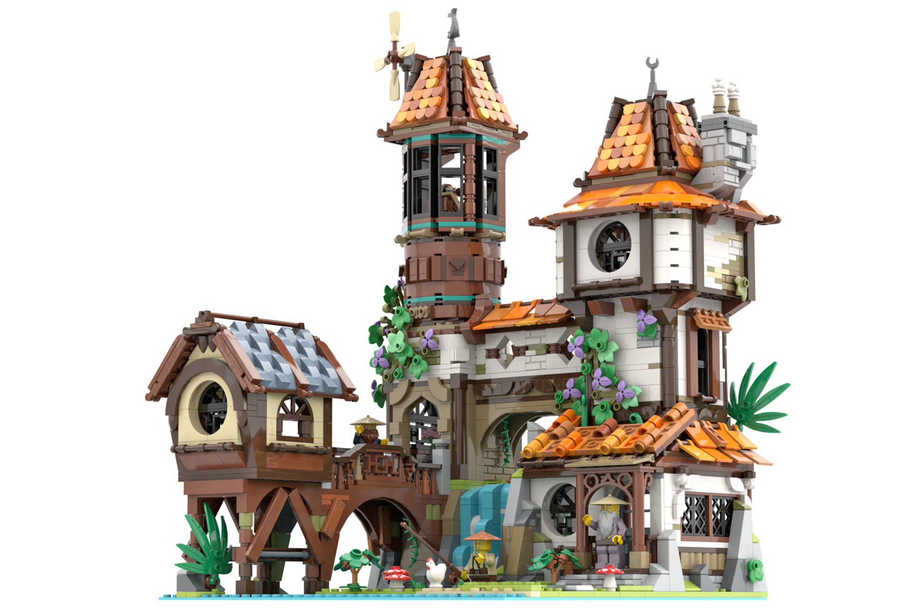 JIE STAR Medieval Riverside Scholar (2488 Pieces)