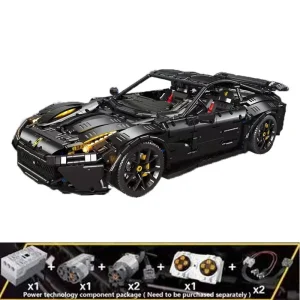 JIE STAR Ferrari F12 Supercar 1:8 (3097 Pieces)