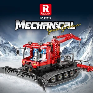 Reobrix Mechanical RC Tracked Snow Groomer (1100 Pieces)