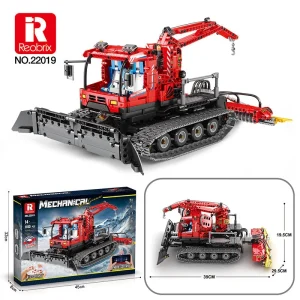 Reobrix Mechanical RC Tracked Snow Groomer (1100 Pieces)