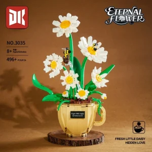 DK Coffee Cup Daisy Flower (496 Pieces)