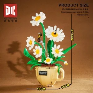 DK Coffee Cup Daisy Flower (496 Pieces)