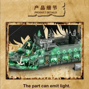 DK Pirates Phantom Ghost Pirate Ship (1994 Pieces)