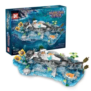 DK River Otter Ecological Habitat (936 Pieces)