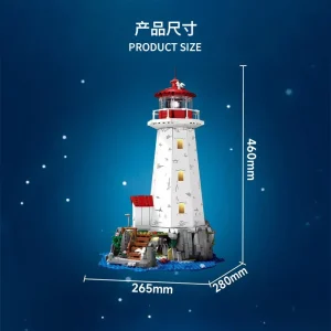 DK Motorized Peggy's Cove Lighthouse (1555 Pieces)