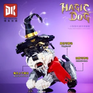 DK Magical Wizard Dog on Flying Broomstick (1298 Pieces)