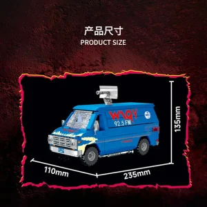 DK Stranger Things-Themed WSQK Radio Van (730 Pieces)