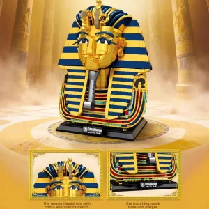 DK Egyptian Golden Mask of Tutankhamun (1603 Pieces)