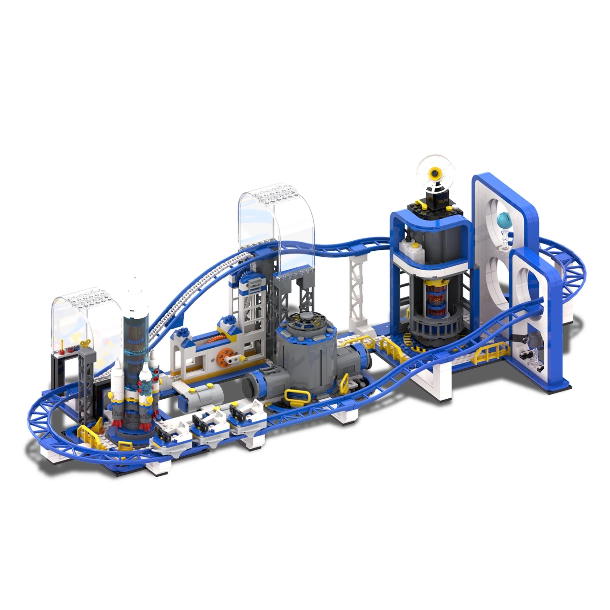Space Exploration Roller Coaster (1256 Pieces)