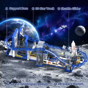 Space Exploration Roller Coaster (1256 Pieces)