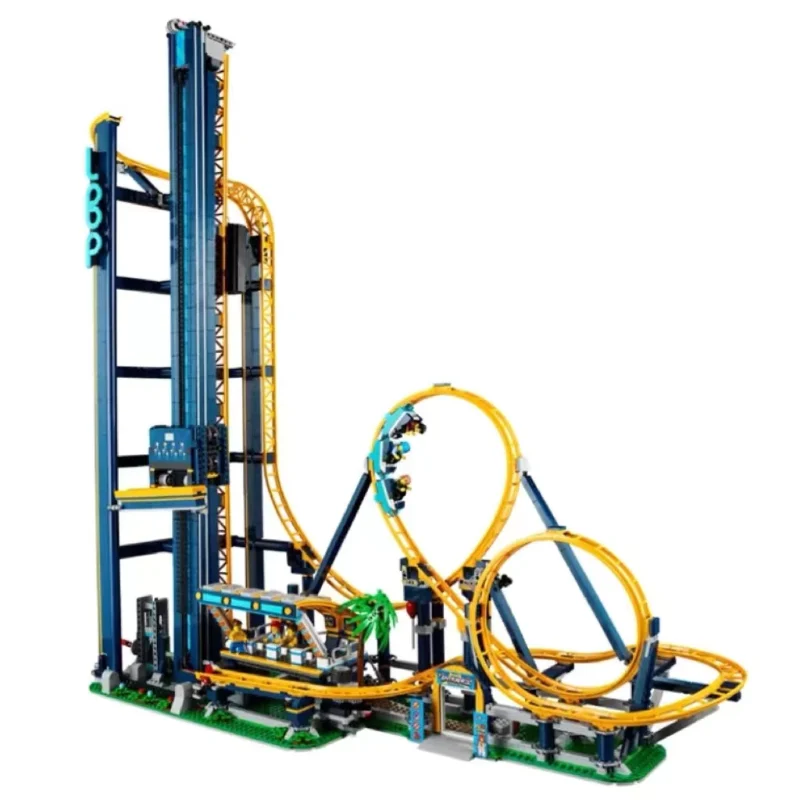 JIE STAR Fairground Loop Coaster (3756 Pieces)