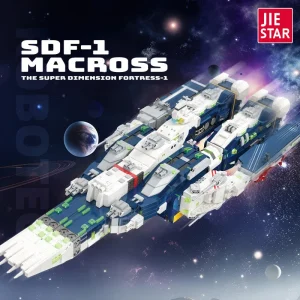 JIE STAR Robotech SDF-1 Macross Super Dimension Fortress (4682 Pieces)