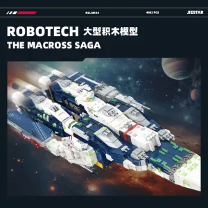 JIE STAR Robotech SDF-1 Macross Super Dimension Fortress (4682 Pieces)