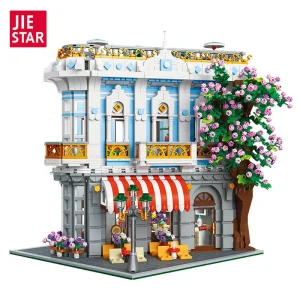 JIE STAR European Sakura Restaurant Modular (3725 Pieces)