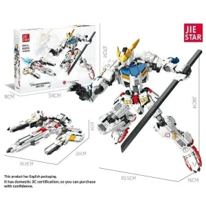 JIE STAR Dual-Mode Transforming Mecha (907 Pieces)