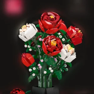 JIE STAR Botanical Collection Succulents (590 Pieces)