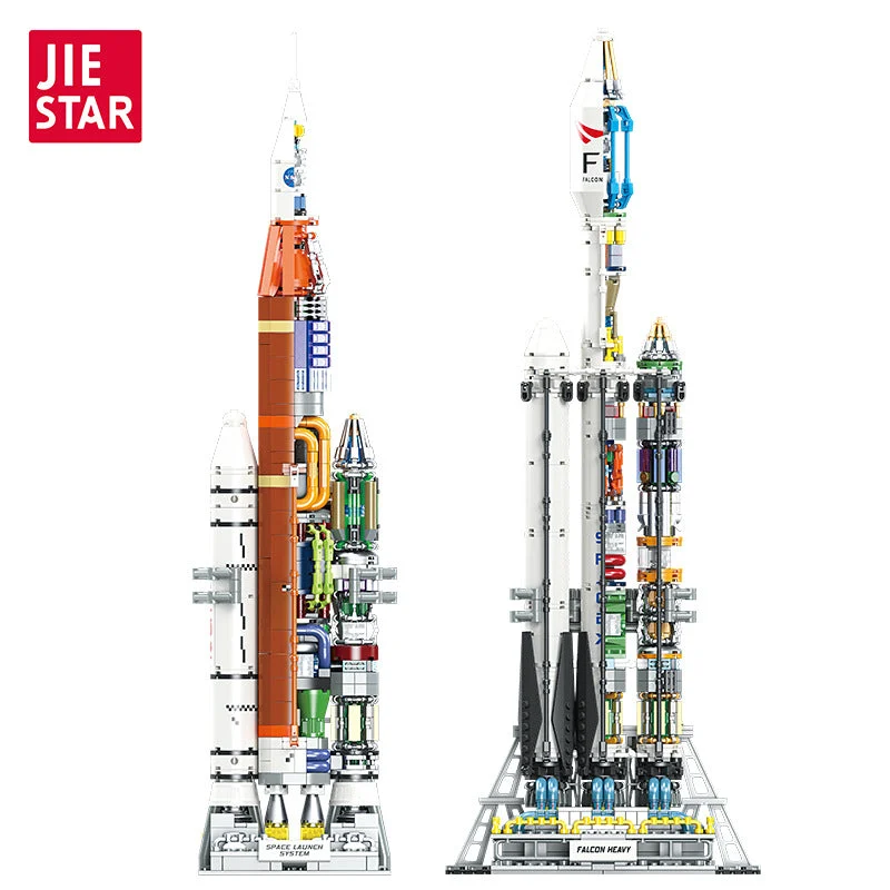 JIE STAR Space Launch System SLS Carrier Rocket (1055 Pieces)