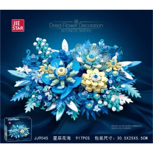 JIE STAR Botanical Garden Dried Flower Decoration (917 Pieces)